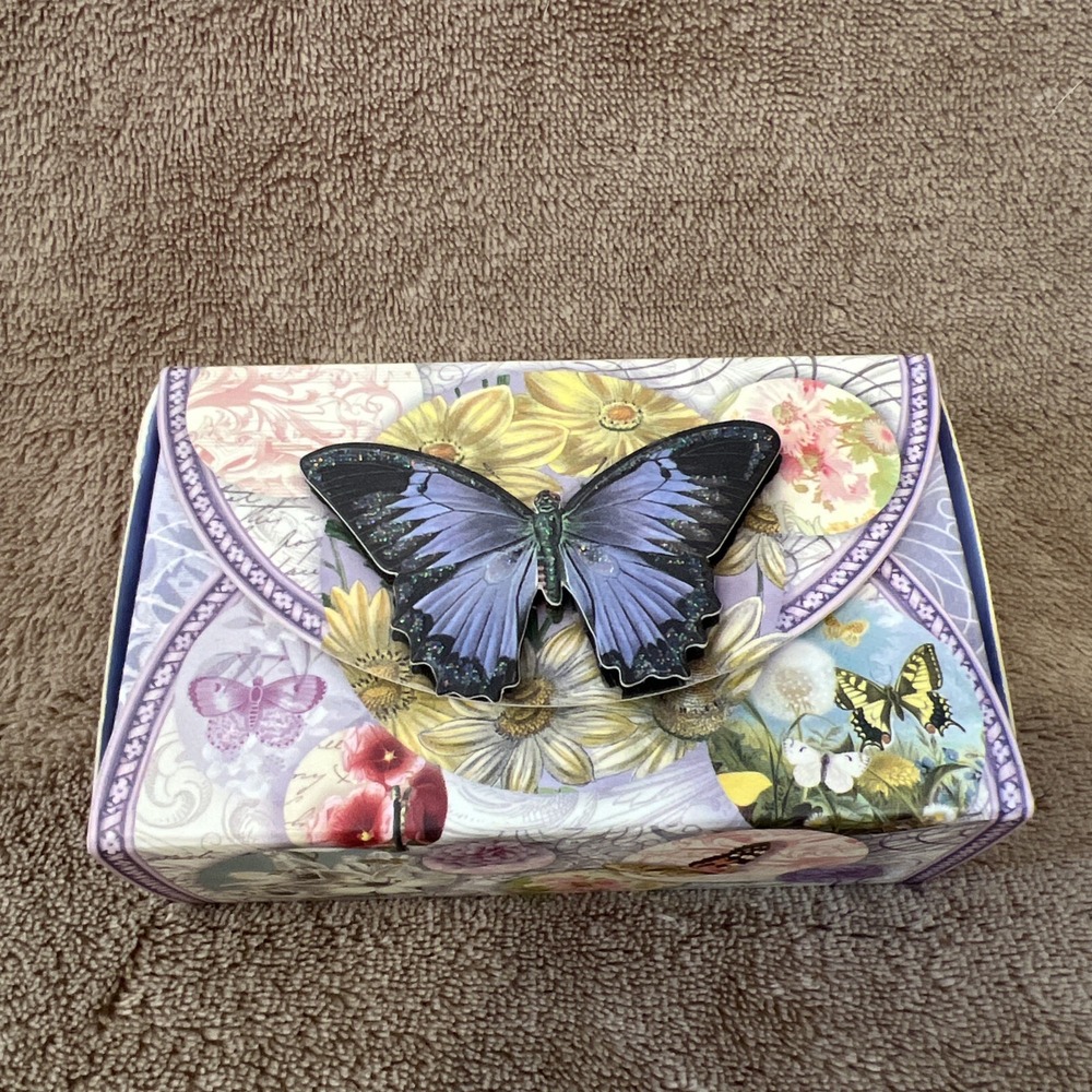 Punch Studio Lavender Soap In Butterfly Magnetic‎ Box (SOAP SEALED)